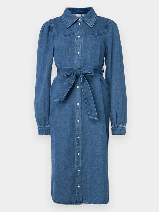 Zdjęcie produktu Sukienka jeansowa Vero Moda ciemnoniebieski