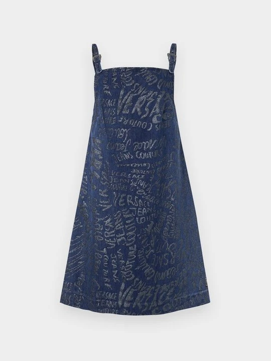 Zdjęcie produktu Sukienka jeansowa Versace Jeans Couture niebieski denim