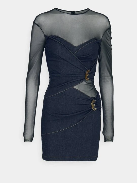Zdjęcie produktu Sukienka jeansowa Versace Jeans Couture niebieski