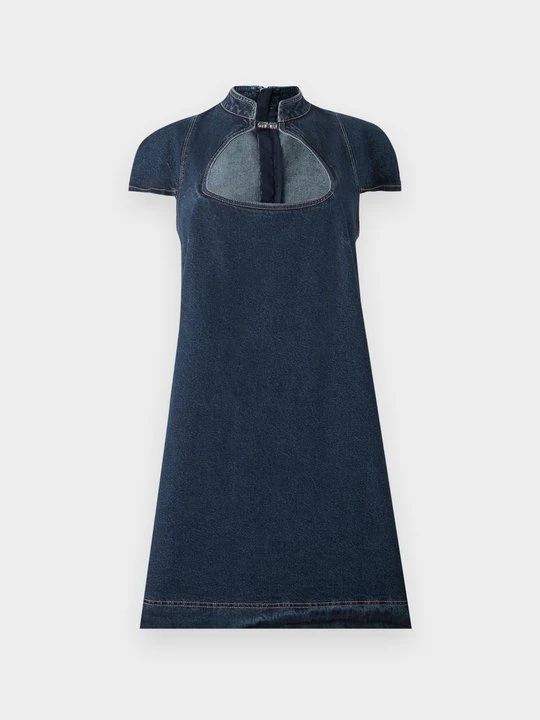 Zdjęcie produktu Sukienka jeansowa Versace Jeans Couture niebieski
