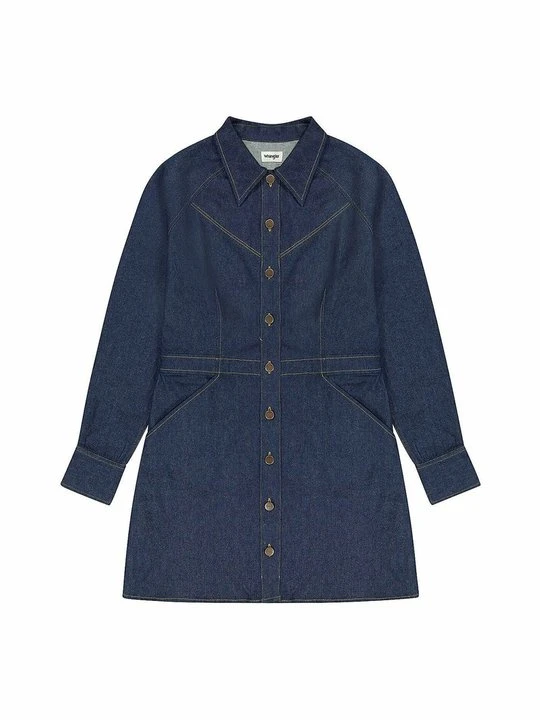 Zdjęcie produktu Sukienka jeansowa Wrangler niebieski denim