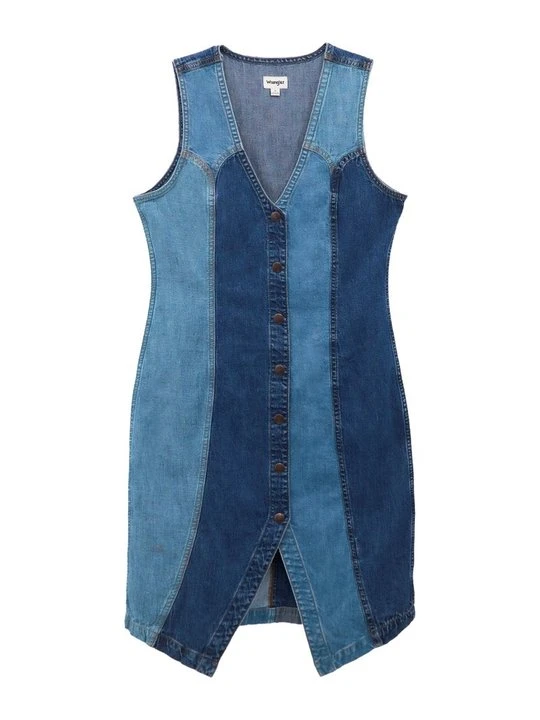 Zdjęcie produktu Sukienka jeansowa Wrangler niebieski denim
