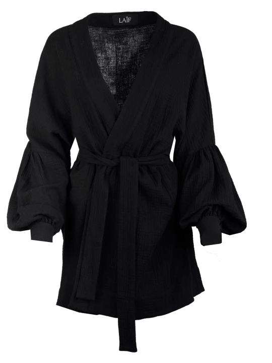 Zdjęcie produktu Sukienka kimono bawełniana muślinowa LAÏF
