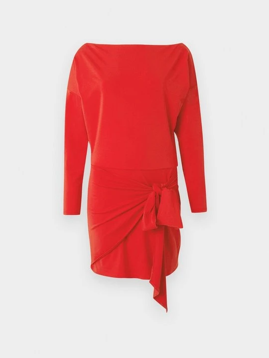 Zdjęcie produktu Sukienka koktajlowa Abercrombie & Fitch czerwony