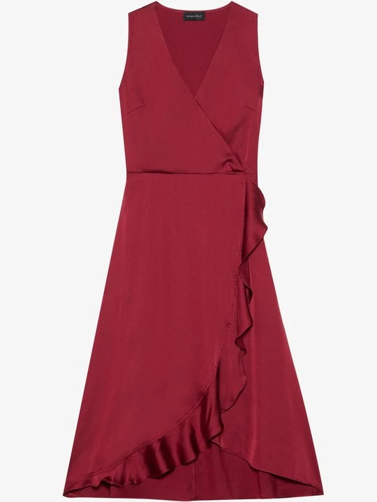 Zdjęcie produktu Sukienka koktajlowa Anna Field By Zalando ciemnoczerwony