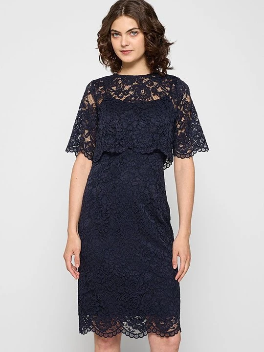 Zdjęcie produktu Sukienka koktajlowa Apart Glamour granatowy