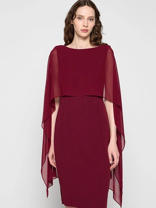 Zdjęcie produktu Sukienka koktajlowa Apart Glamour bordowy