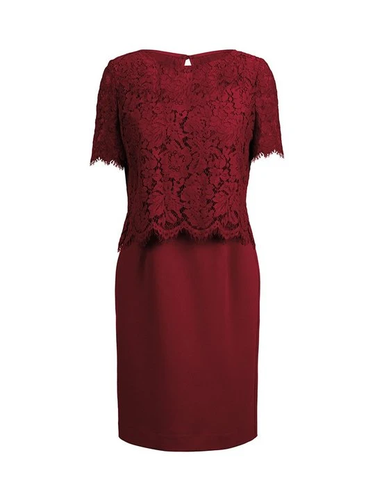 Zdjęcie produktu Sukienka koktajlowa Apart Glamour bordowy
