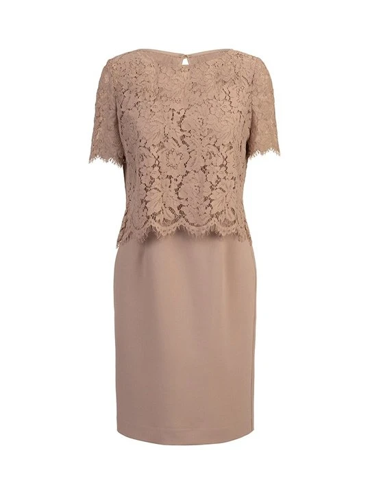 Zdjęcie produktu Sukienka koktajlowa Apart Glamour taupe