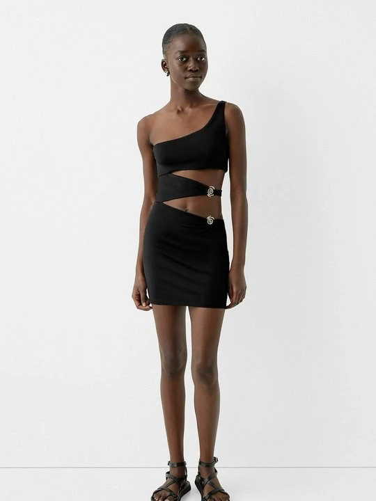 Zdjęcie produktu Sukienka koktajlowa Bershka czarny
