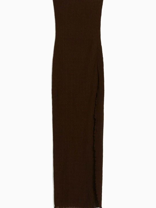 Zdjęcie produktu Sukienka koktajlowa Bershka brązowy