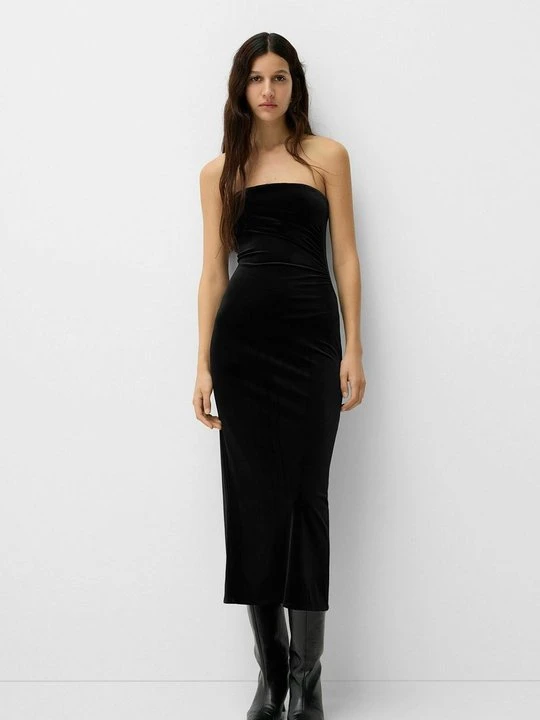 Zdjęcie produktu Sukienka koktajlowa Bershka czarny