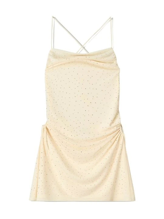 Zdjęcie produktu Sukienka koktajlowa Bershka beżowy
