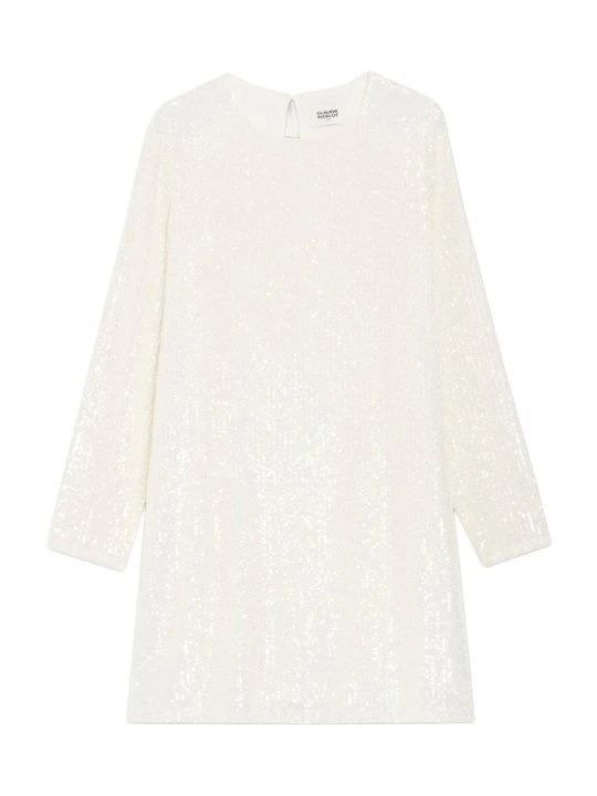 Zdjęcie produktu Sukienka koktajlowa CLAUDIE PIERLOT mleczny