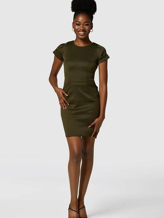 Zdjęcie produktu Sukienka koktajlowa Closet khaki