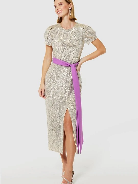 Zdjęcie produktu Sukienka koktajlowa Closet srebrny