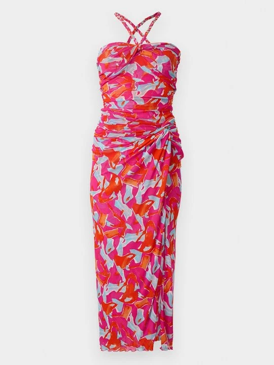 Zdjęcie produktu Sukienka koktajlowa Diane Von Furstenberg różowy