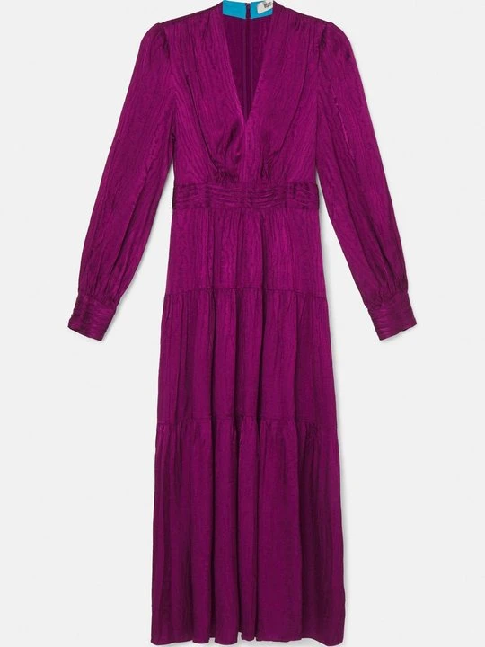 Zdjęcie produktu Sukienka koktajlowa Diane Von Furstenberg fioletowy