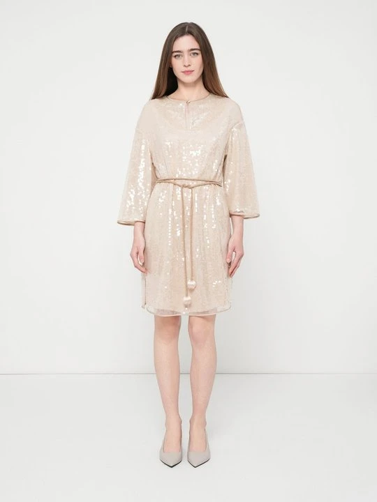 Zdjęcie produktu Sukienka koktajlowa Emporio Armani beżowy