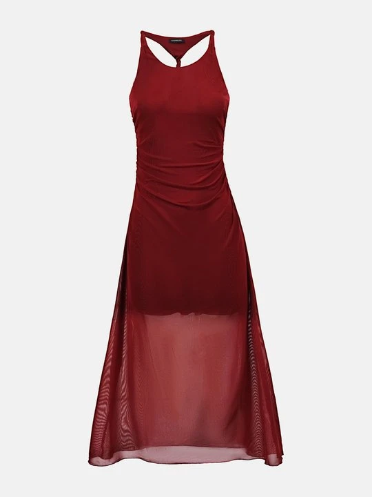 Zdjęcie produktu Sukienka koktajlowa Even&Odd By Zalando ciemnoczerwony