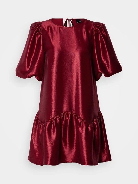 Zdjęcie produktu Sukienka koktajlowa Gina Tricot ciemnoczerwony