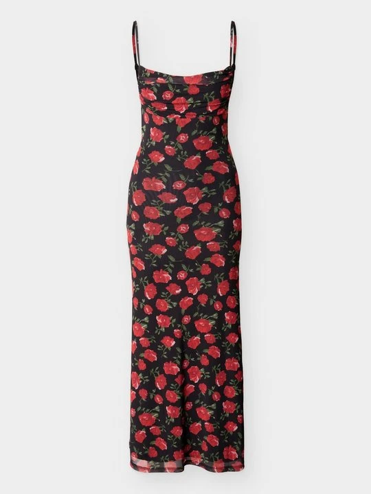 Zdjęcie produktu Sukienka koktajlowa Gina Tricot czerwony