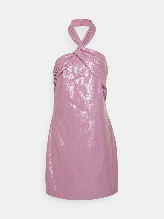 Zdjęcie produktu Sukienka koktajlowa Halston srebrny