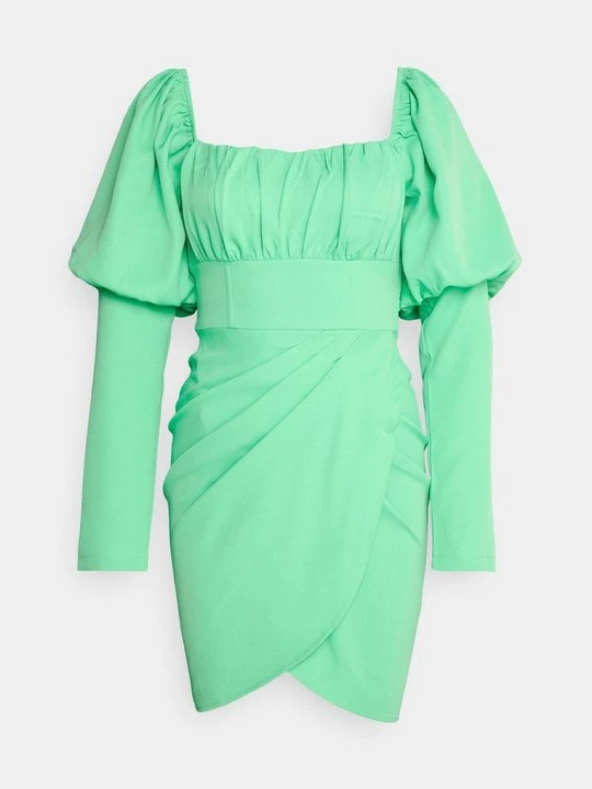 Zdjęcie produktu Sukienka koktajlowa In The Style zielony