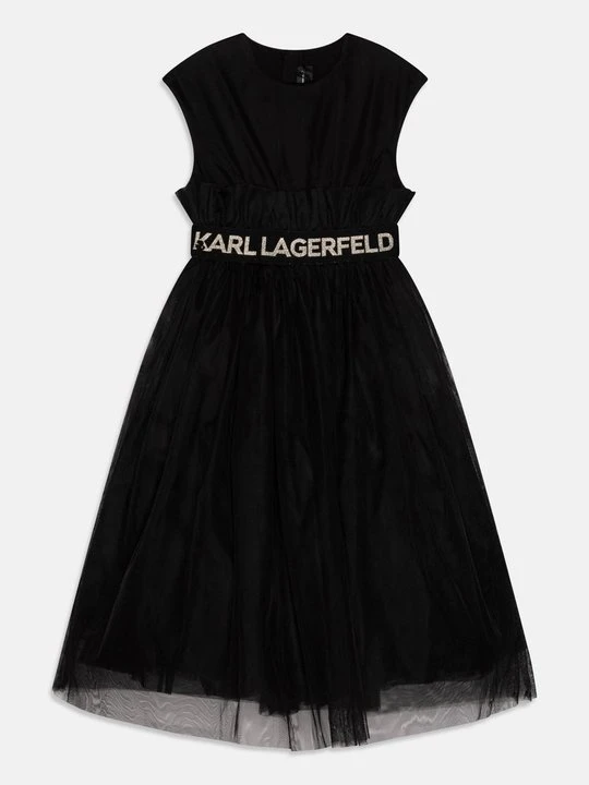 Zdjęcie produktu Sukienka koktajlowa KARL LAGERFELD czarny