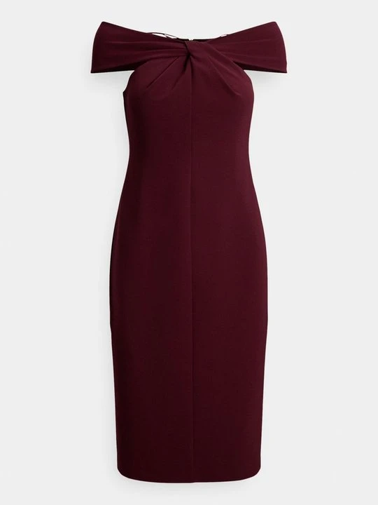Zdjęcie produktu Sukienka koktajlowa Lauren Ralph Lauren ciemnoczerwony