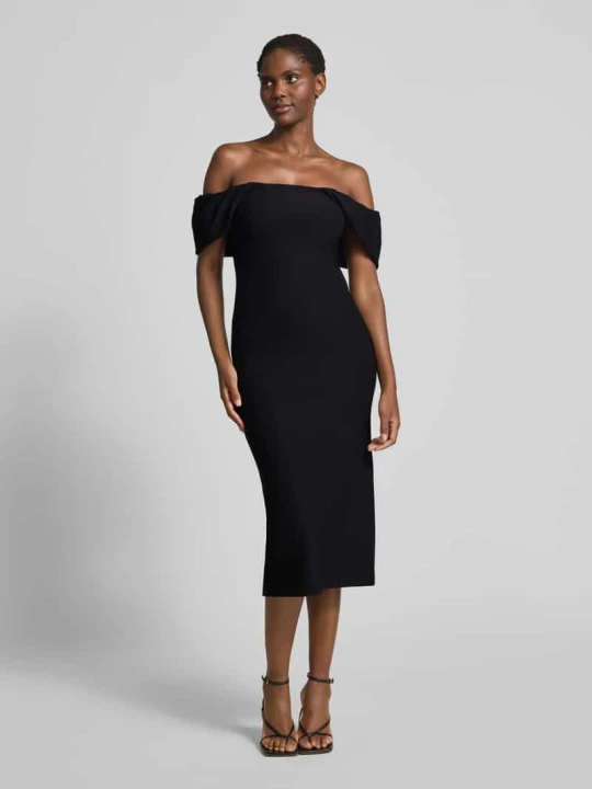 Zdjęcie produktu Sukienka koktajlowa midi model ‘Jacinta’ Forever New Czarny