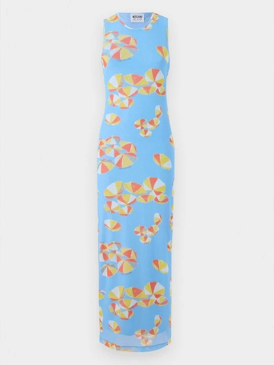 Zdjęcie produktu Sukienka koktajlowa MOSCHINO jasnoniebieski