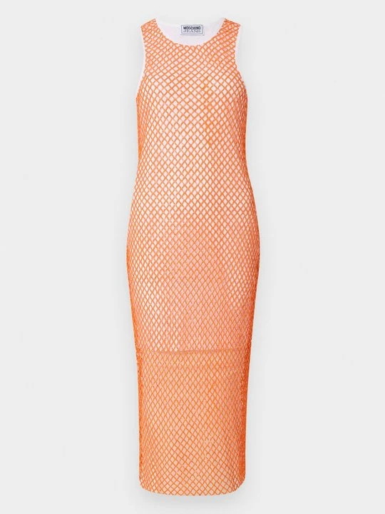 Zdjęcie produktu Sukienka koktajlowa MOSCHINO pomarańczowy
