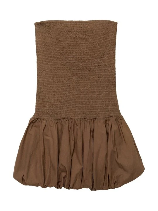 Zdjęcie produktu Sukienka koktajlowa PULL&BEAR brązowy