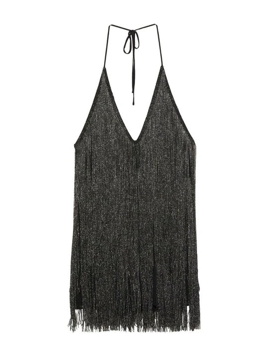 Zdjęcie produktu Sukienka koktajlowa PULL&BEAR srebrny
