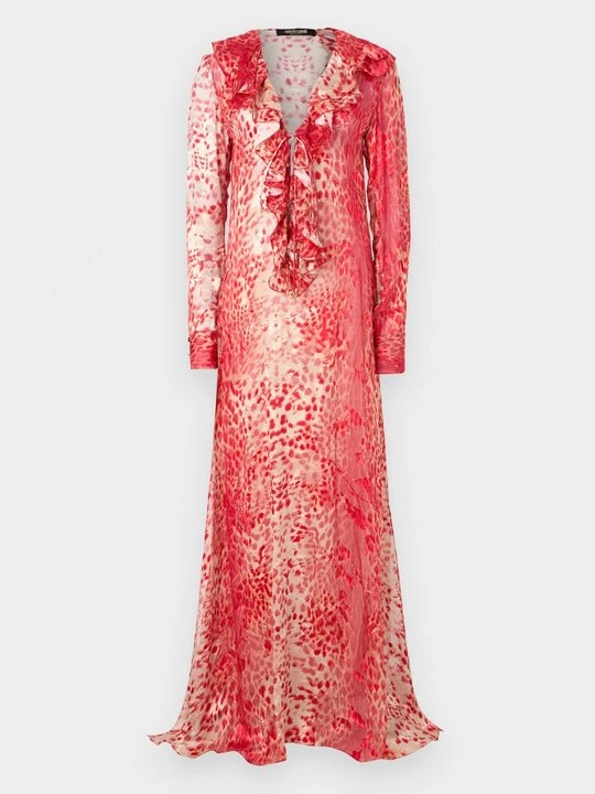 Zdjęcie produktu Sukienka koktajlowa Roberto Cavalli czerwony