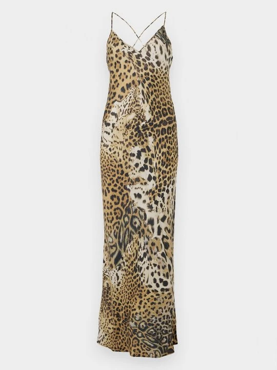 Zdjęcie produktu Sukienka koktajlowa Roberto Cavalli brązowy