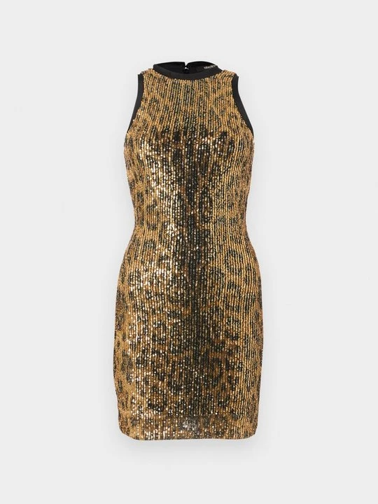 Zdjęcie produktu Sukienka koktajlowa Roberto Cavalli jasny brąz
