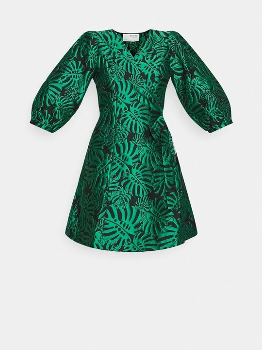 Zdjęcie produktu Sukienka koktajlowa Selected zielony