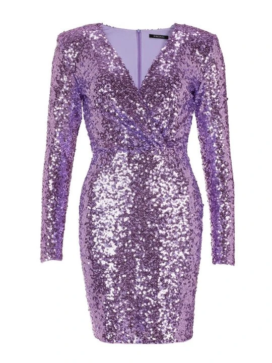 Zdjęcie produktu Sukienka koktajlowa Swing mauve