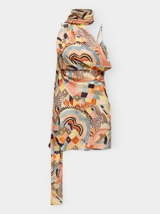 Zdjęcie produktu Sukienka koktajlowa Topshop pomarańczowy