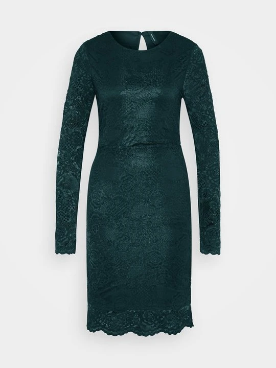 Zdjęcie produktu Sukienka koktajlowa Vero Moda ciemnozielony