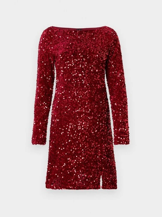 Zdjęcie produktu Sukienka koktajlowa Vero Moda ciemnoczerwony