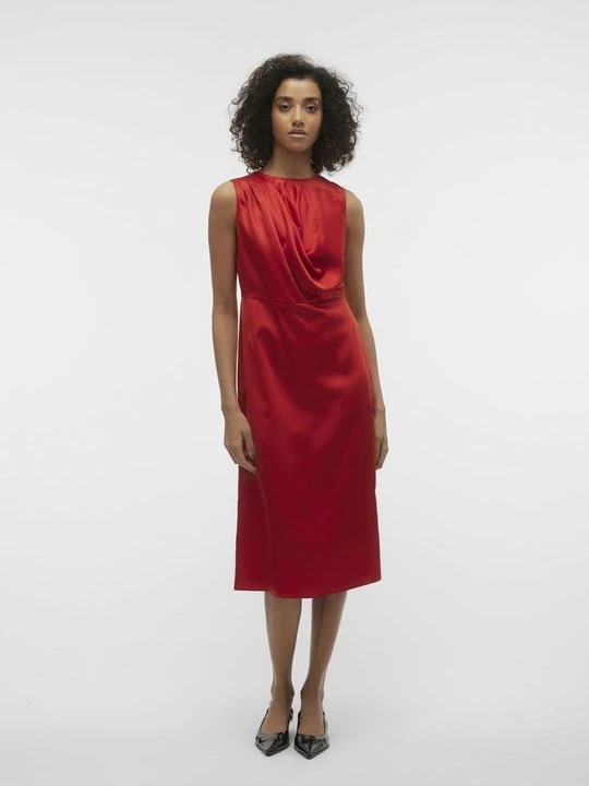 Zdjęcie produktu Sukienka koktajlowa Vero Moda czerwony