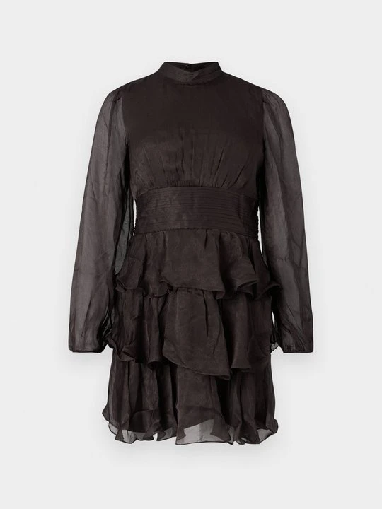 Zdjęcie produktu Sukienka koktajlowa Vero Moda ciemnobrązowy