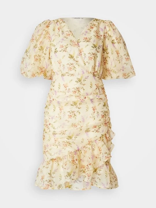 Zdjęcie produktu Sukienka koktajlowa Vero Moda wielbłądzi