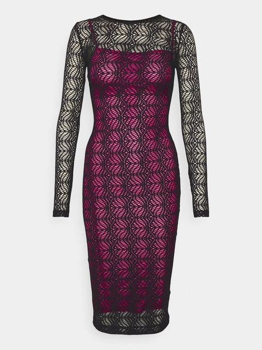 Zdjęcie produktu Sukienka koktajlowa Versace Jeans Couture czarny