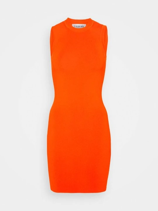 Zdjęcie produktu Sukienka koktajlowa Victoria Beckham pomarańczowy