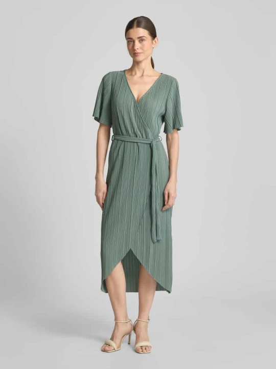 Zdjęcie produktu Sukienka koktajlowa w kopertowym stylu model ‘OLINDA’ Y.A.S Zielony