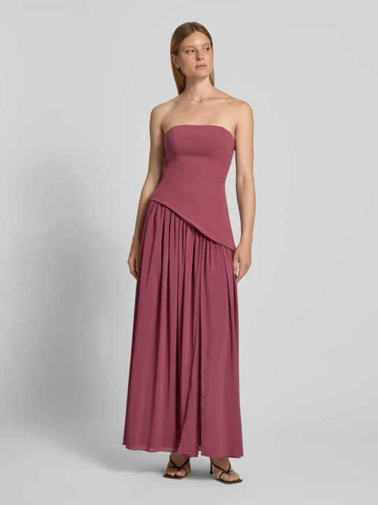 Zdjęcie produktu Sukienka koktajlowa w stylu off-shoulder Hey Kyla Bordowy